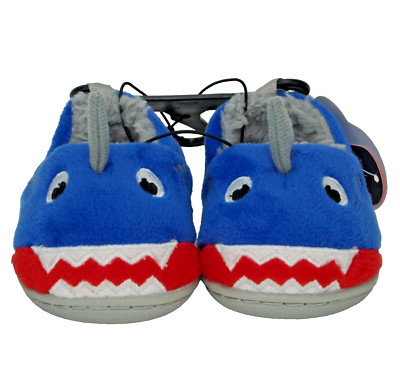 Shark Slippers Anti-Slip Indoor/Outdoor Sole Comfort House Shoes Toddler Size 2