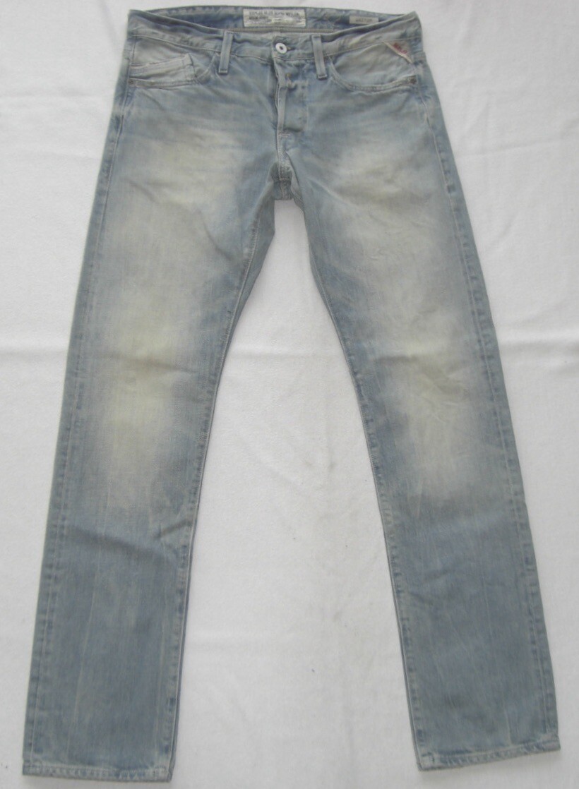 Replay Men Jeans W32 L34 Model Waitom M983 32-34 Condition Very 