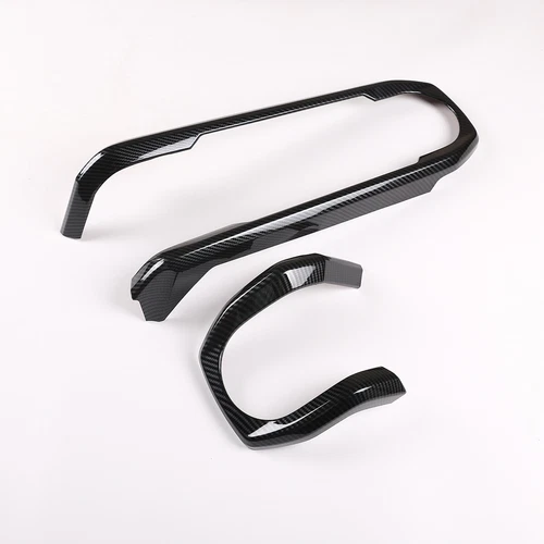 ABS Carbon Fiber Interior Dash Trim Cover Set Fits 2016-2023 Toyota Tacoma - Picture 32 of 44