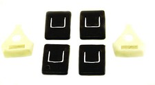111-898-213 Seat Rail Guide 6 Pc Kit 1973-1979 Vw Beetle Super Beetle Baja Buggy