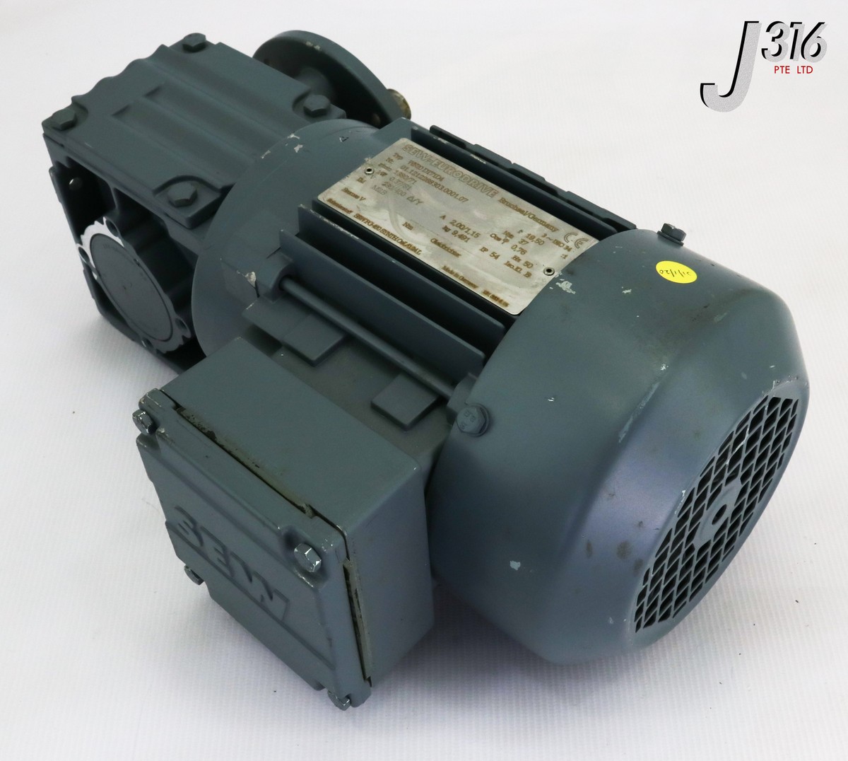 17383 SEW-EURODRIVE GEAR MTR 01.1212268303.0001.07 WF20 DT71D4 | eBay
