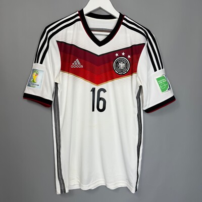 GERMANY NATIONAL TEAM 2014 2015 HOME FOOTBALL SHIRT JERSEY #16