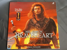 Braveheart Mel Gibson Laser Disc CDV Vintage LD Laserdisc