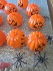 Vintage Halloween Blow Mold Jack O Lantern Pumpkin Light Covers Lot — photo 3