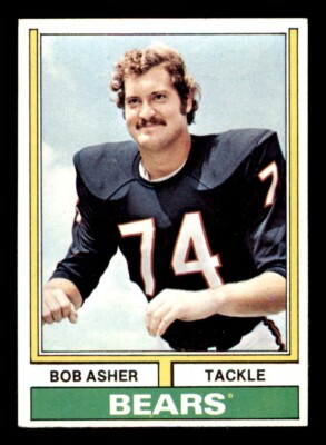 1974 Topps Football #256 Bob Asher NM/MT *d3
