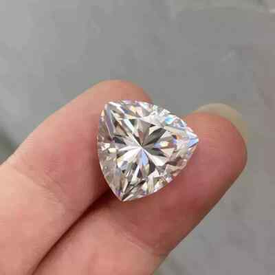 1.10CT Natural White Diamond 7mm 1 Pcs Trillion Cut VVS1 D Grade Certified Y26