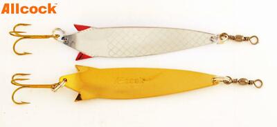 Cuillère De Pêche Allcock Lurgan Pour Le Saumon - Poids 15g Ou 21g - Finition Argent/ Cuivre/or