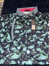 Greyson Golf Tour Floral Camo Polo Shirt Abyss XL