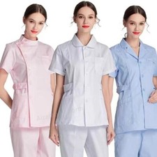 Short Scrubs Nurse Uniforms Set Lab Coat Doctor Uniform Women Medical Clothing