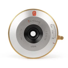 7Artisans 35mm F5.6 pancake lens for Leica M mount camera =Silver & Gold=