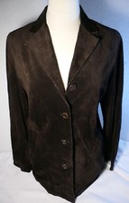 Womans Classic Suede Leather Jacket Coach 1941 Series Size Medium