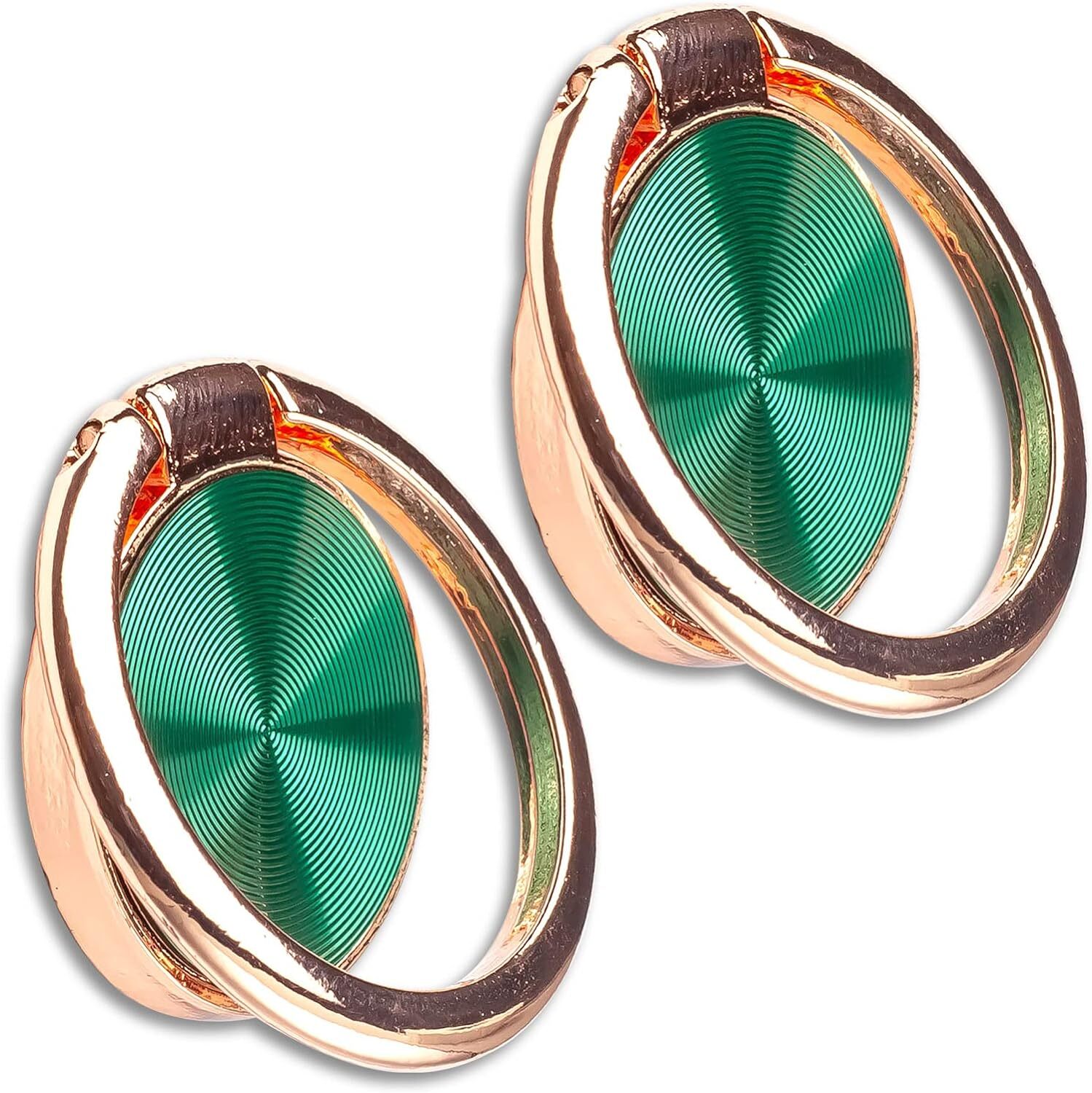 2 Packs CD Textures Cell Phone Ring Holder Stand 360 Degree Rotation Finger