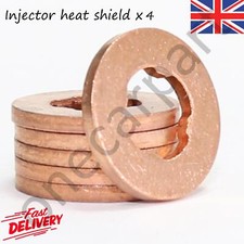 4 x Fuel Injection Copper Heat Shield For BMW X6 30 35 40 M5.0 3.0 4.0 dx