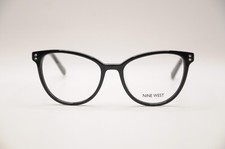NINE WEST NW5196 CAT EYE FULL RIM EYEGLASS FRAMES BLACK 50-17-135 NEW