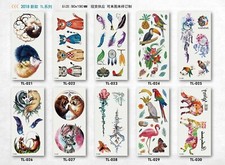 8 X Kids Tattoo Sticker Waterproof Body Temporary Tattoos Stickers US