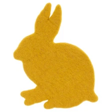 Boston International - Yellow Bunny Felt Trivet - HAT25151