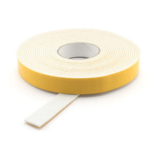 Cinta de fieltro autoadhesiva ancho: 30 mm cinta adhesiva de fieltro 3 mm fuerte tiras de fieltro blanco - Imagen 1 de 1