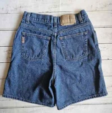 Vintage High Rise Gitano Jean Shorts Size 28 6" Inseam