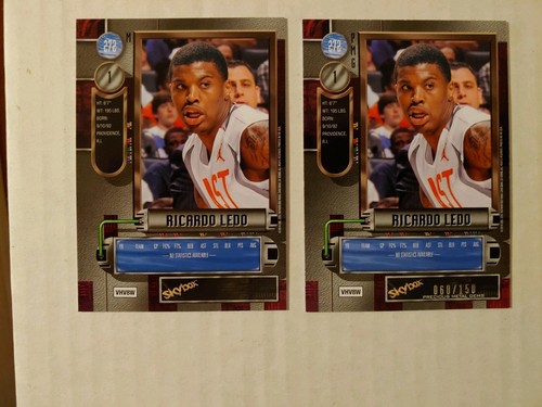 2013-14 Fleer Retro '97-98 Metall Edelmetall Edelsteine rot #272 Ricardo Ledo/150 - Bild 4 von 6