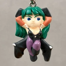 Capcom Darkstalkers Vampire Morrigan Aensland Mascot Keychain Anime Figure