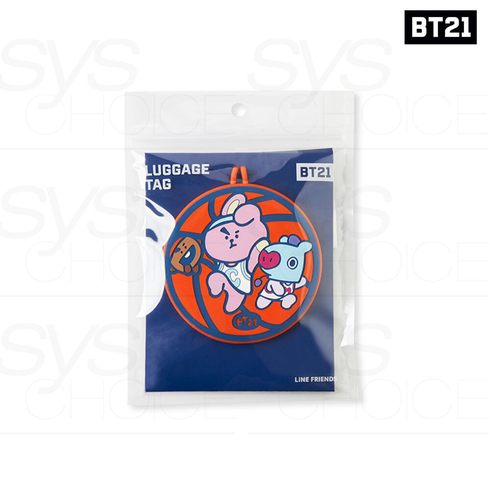 BTS BT21 Official Authentic Goods Sports Club Luggage Tag +