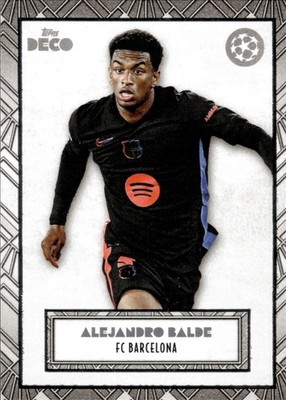 Alejandro Balde Fc Barcelona Current Stars Base 2024/25 Topps Deco UCC 