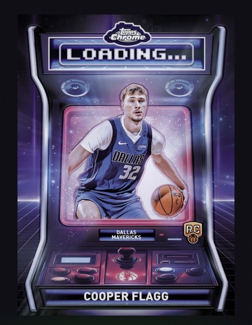 2025-26 TOPPS NBA Chrome Loading Rookie RC - COOPER FLAGG (TOPPS NBA DigitaICard