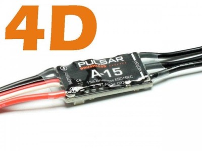 PULSAR Brushless Regler PULSAR A-15 4D (vorwärts/rückwärts) / C9759
