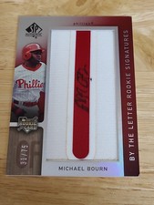 2007 SP Authentic Letter Rookie Signatures /75 Michael Bourn Auto Relic #103 $$$