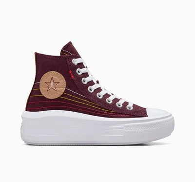 Converse Women's Chuck Taylor All Star Move Platform Western Stitch -- Size 6.5