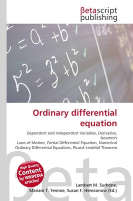 Lambert M. Surhone (u. a.) | Ordinary differential equation | Taschenbuch (2026)