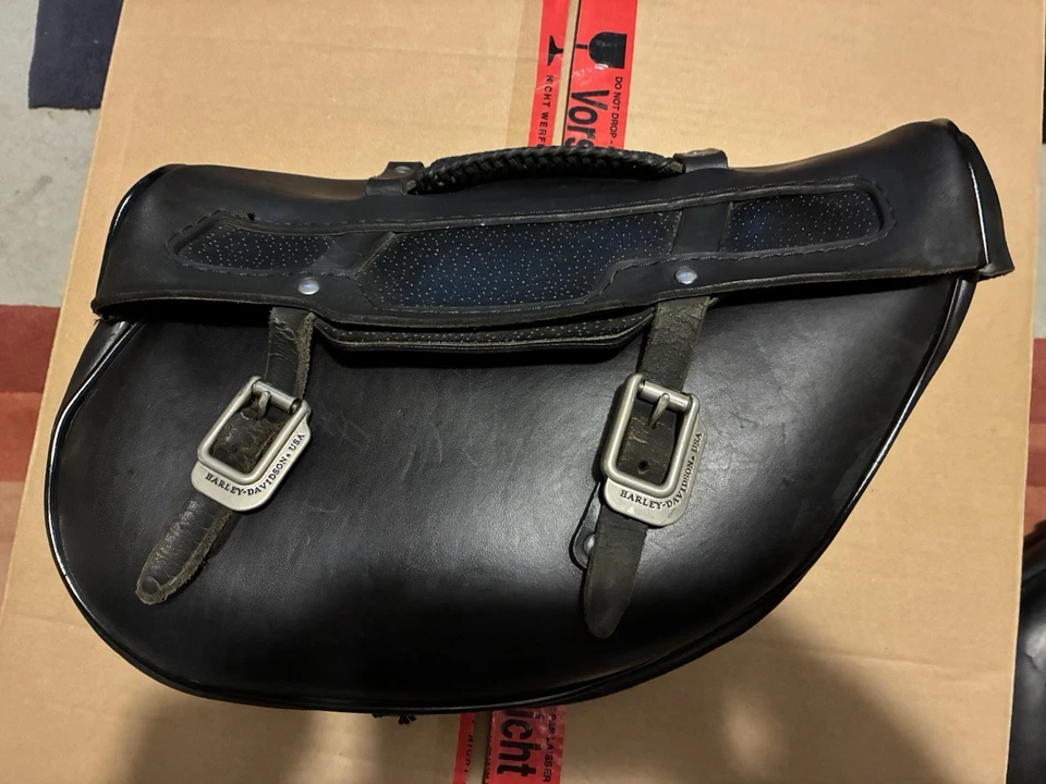 Harley-Davidson Evo Satteltaschen Koffer Terminator Fat Boy Heritage Softail - Bild 3 von 4