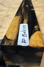 Black and white Ebony  Wood turning  blank ( 12”x 1-5/8”x 1-1/2”) ,#BWE0783