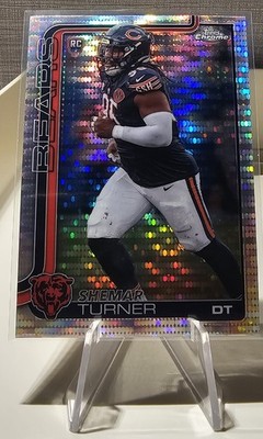 2025 Topps Chrome - Rookies Shemar Turner #303 Pulsar Refractor (RC)