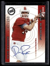 2003 SAGE HIT / Dave Ragone ROOKIE ON-CARD AUTO0O /250. rookie card picture