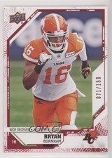 2019 Upper Deck CFL Red 71/150 Bryan Burnham #161 z6b
