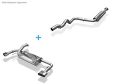  Duplex Komplettanlage ab Kat Opel Astra J OPC für originale Endrohre