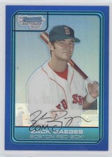 2006 Bowman Draft Chrome Picks Blue Refractor 107/199 Zach Daeges #DP30 0e3