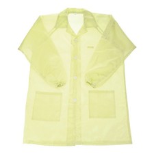 ESD Lab Coat Anti-static Clothing Smock Clothes Full Sleeve Yellow L