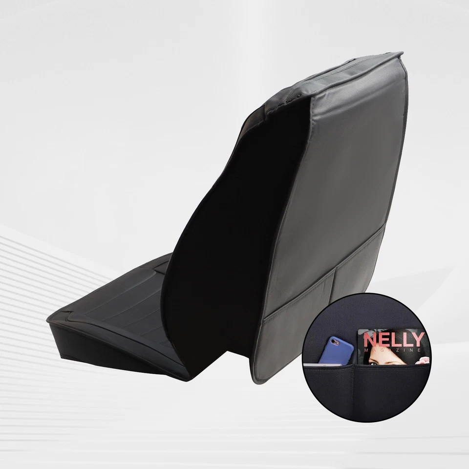 Juego completo de fundas de asiento de cuero delanteras traseras para Honda CRV Accord Civic 2010-2024 Foto 4 de 4