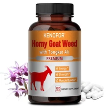 Ginseng Maca Tribulus Ashwagandha - Enhance Male Vitalty 120 Capsules