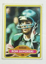 1980 Topps #72 - Ron Jaworski - Philadelphia Eagles NFL - Free Shipping. #