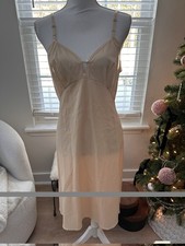 Vintage Vanity Fair Irregular Nude Slip Nightgown EUC