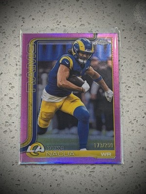 2025  Topps Chrome Pink Refractor Puka Nacua 173/250