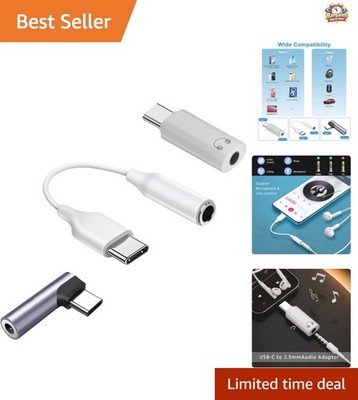3-Pack USB C to 3.5mm Headphone Jack Adapters - Ultimate Sound Experience
