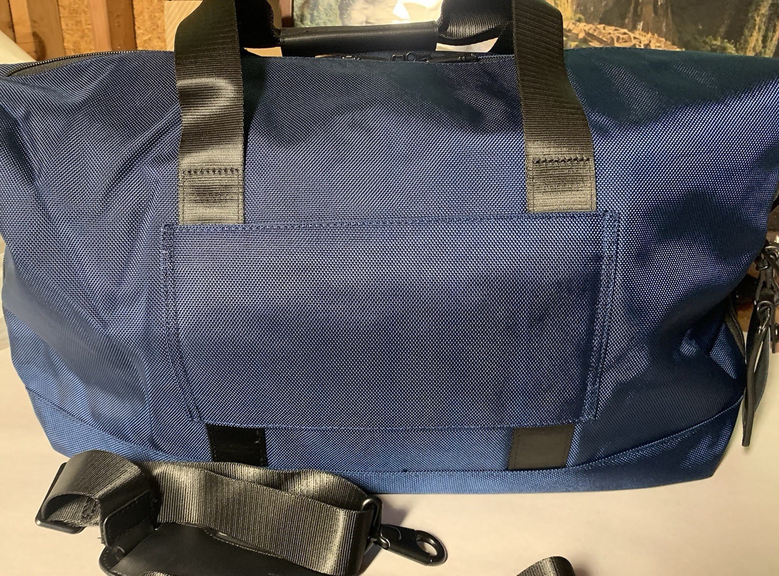 Tumi Alpha 3 Navy Double Expansion Travel Satchel for Men $595 image 4
