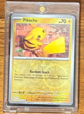 Pikachu - (Cosmo Holo) 051/162 Random Spark HP70 | eBay