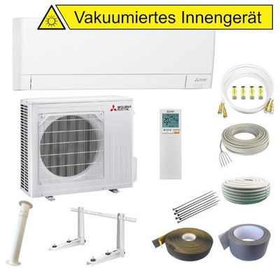 Klimaanlage Split Mitsubishi MSZ-AY50VGK 5,0 kW WiFi mit Quick Connect Set