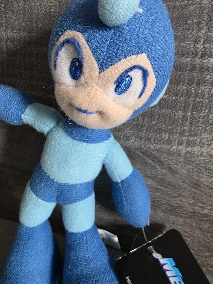 8” Pequeño Good Stuff Mega Man Powered Up Peluche Arcade Garra Máquina Premio 2008 G34 Foto 3 de 4