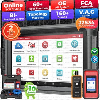 2026 LAUNCH X431 PRO3S+ Elite PRO5 Car Diagnostic Scanner Programming ECU Coding